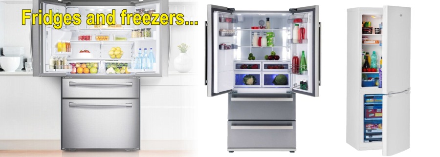 Range of fridges, freezers & fridge-freezers; both stand-alone & built-in available from Ben Sweeney Electrical, Letterkenny & Dungloe, County Donegal, Ireland